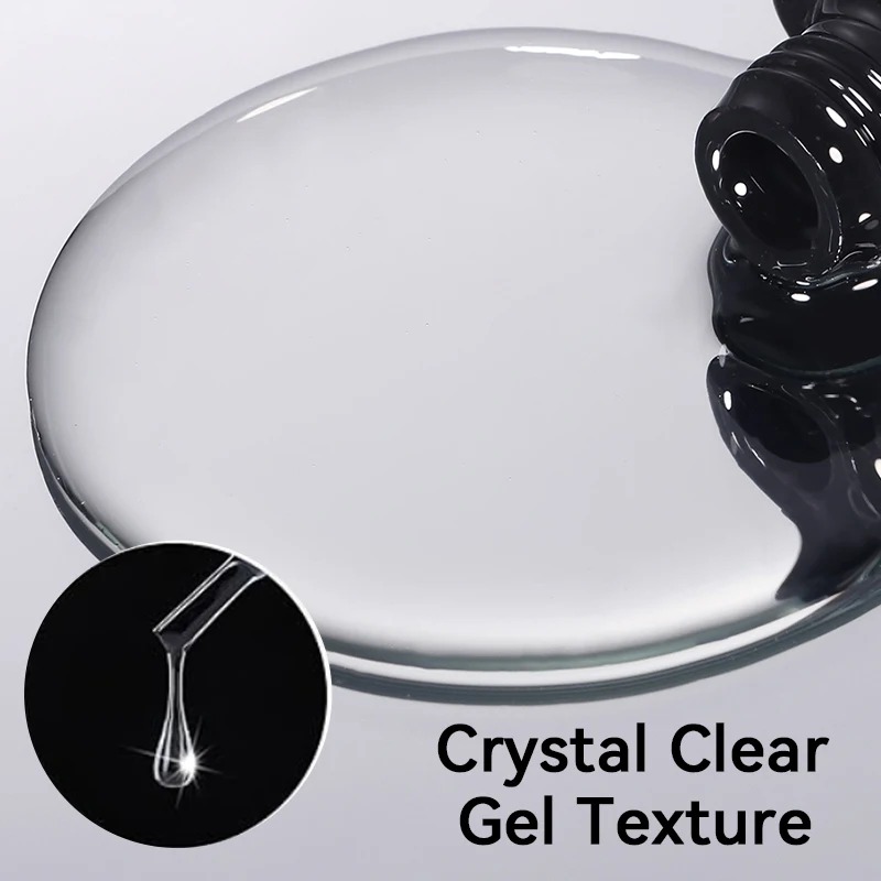 LILYCUTE 18ML Base Gel Top Coat Clear Transparent Functional Nail Care Varnishes Long Lasting Semi Permanent Soak Off UV/LED Gel