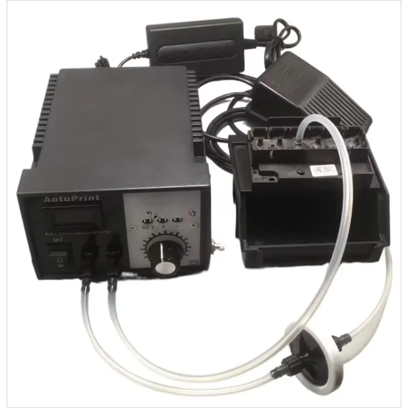 หัวพิมพ์ DTF หมึกอุดตันทําความสะอาดเครื่องซักผ้า Unclog ย้อนกลับสําหรับ Epson L1800 L805 1390 i3200 4720 XP600 DX6 หัวพิมพ์ทําความสะอาด