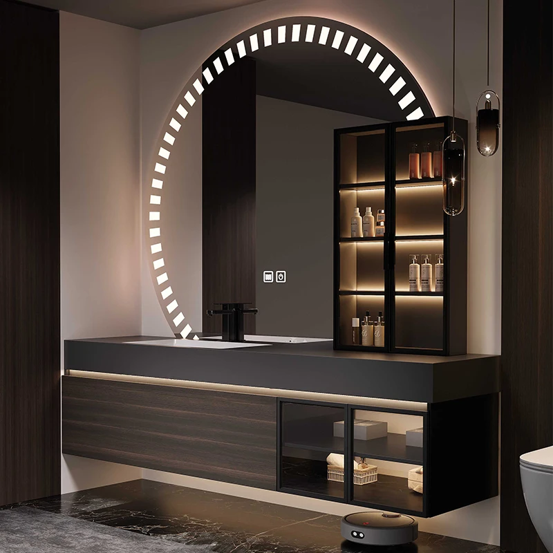 Luxury Organizer Bathroom Cabinet Storage Toilet Display Partitions Drawers Paper Cupboard Decorations Gabinete Room Furniture