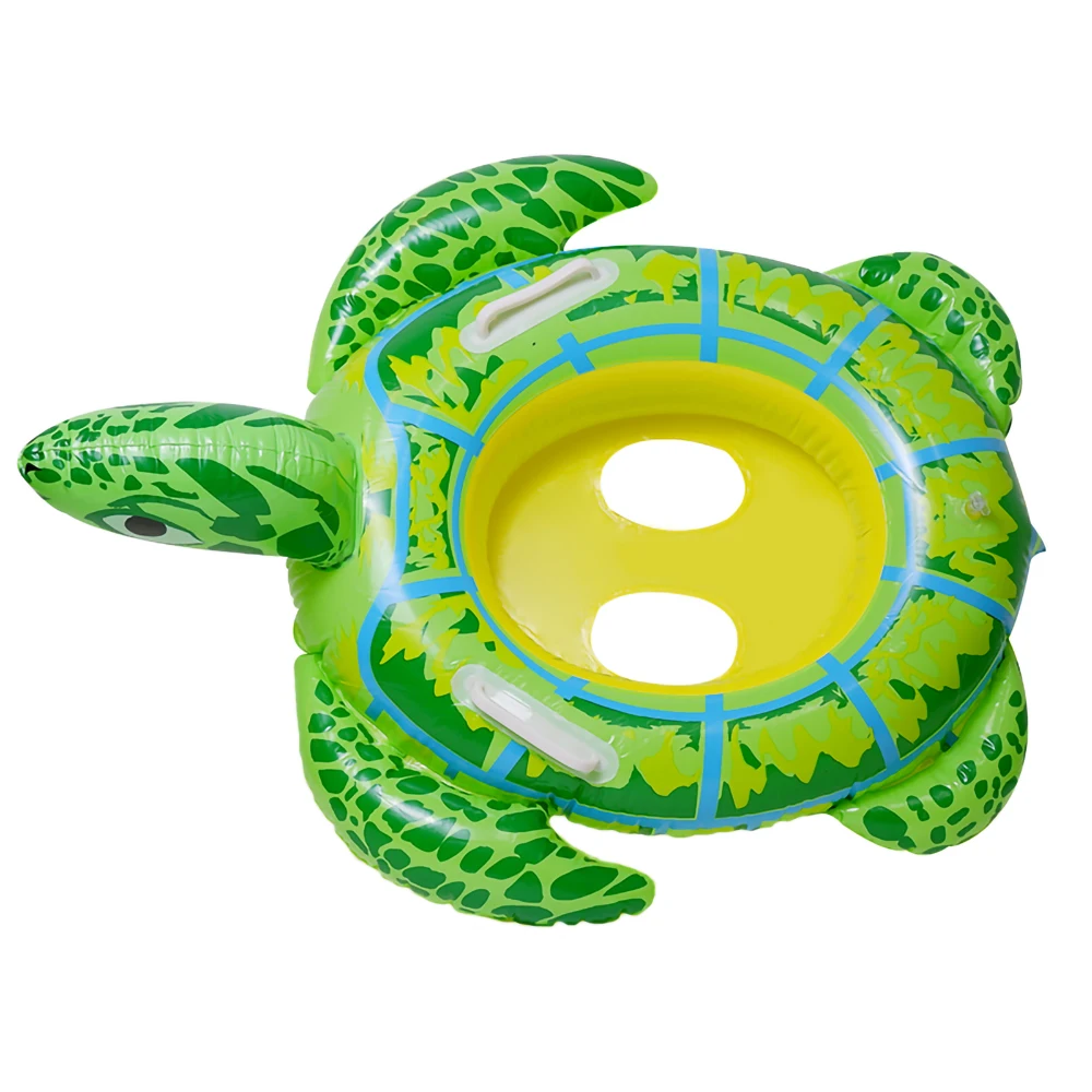 Inflatable Float Seat Baby Swimming Ring Kids Children Summer Swimming Circle Water Fun Beach Pool Toys Sea Turtle Pattern