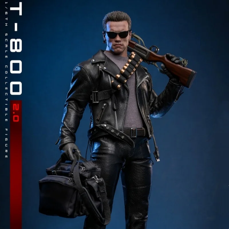 En Stock HOTTOYS HT 1/6 MMS795 Terminator 2: Día del Julio T800 Robot 2,0 versión dañada por batalla figuras de acción modelo coleccionable