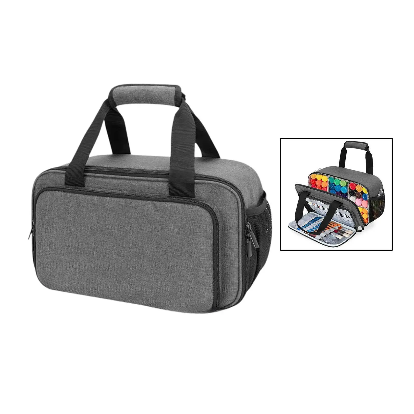 Astuccio per matite con manico portatile, organizer per viaggi a casa, uomini e donne