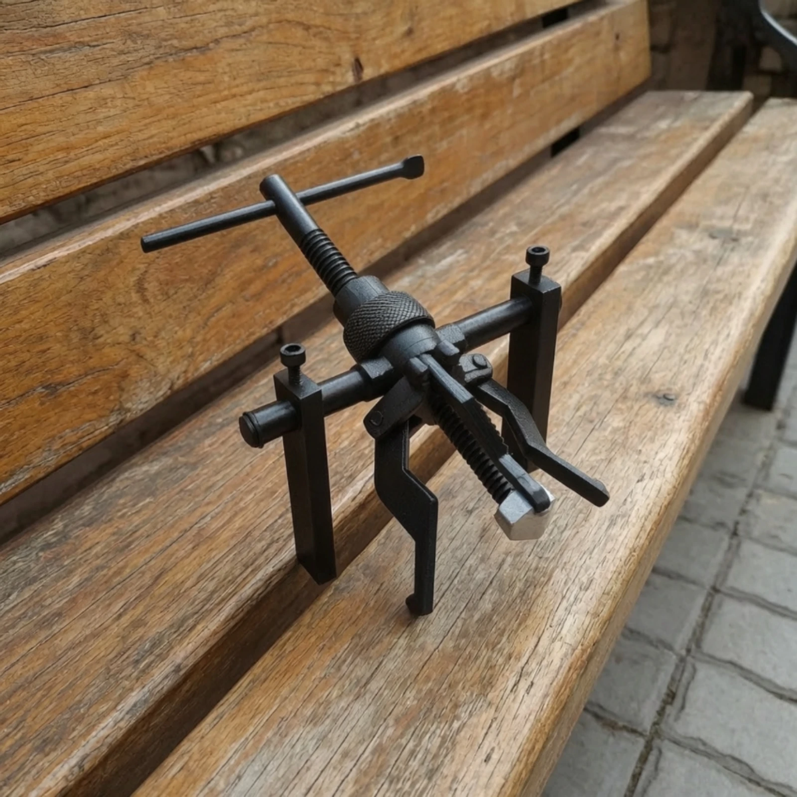 Inner-Bearing Puller Carbon Steel Bearing Puller with Adjustable Gripping Surfaces Gear Extractor High Hardness Tool