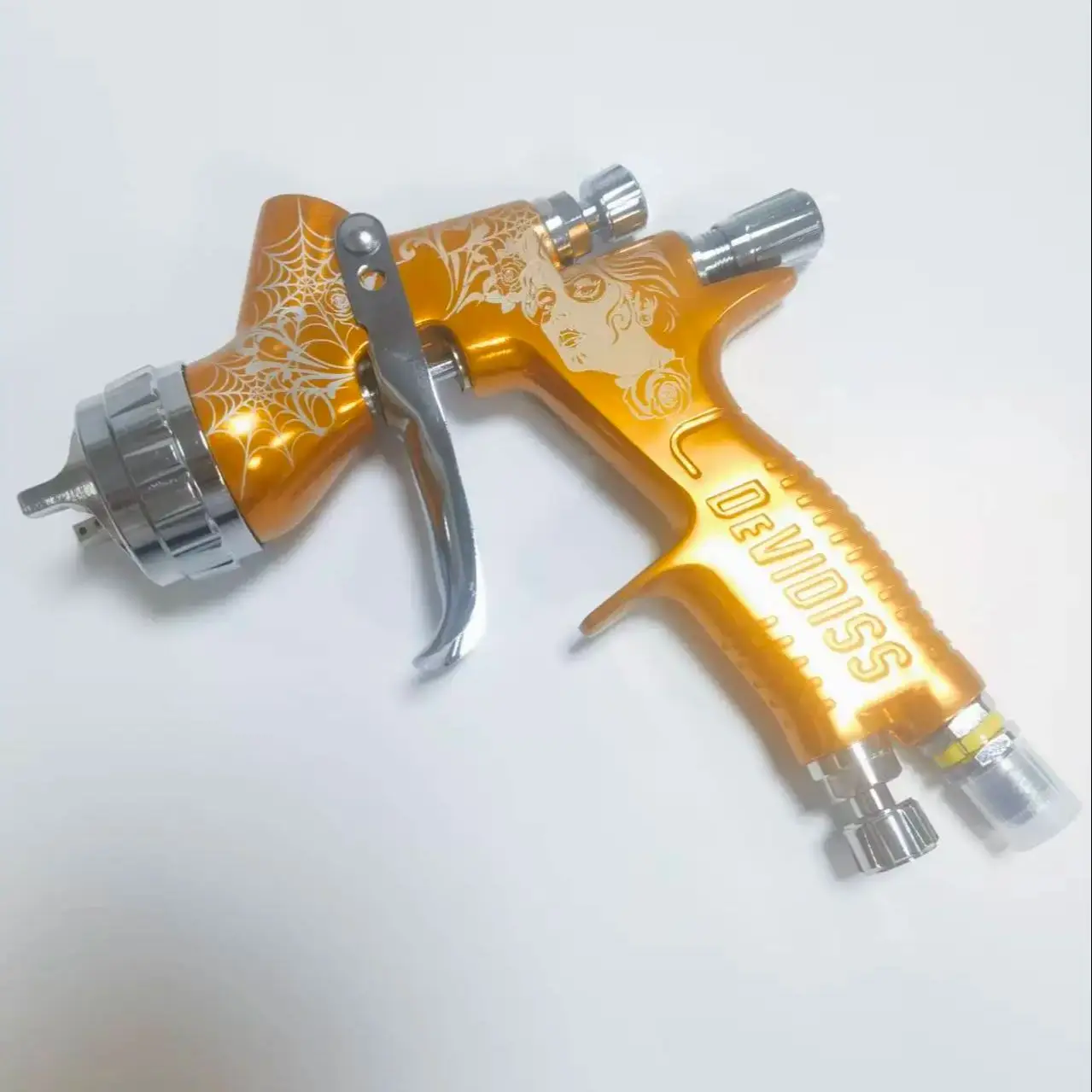 

DEVIDISS conductive metal automotive paint sprayer, gravity feed, power mode without chargingtomotive detailing tools.ns that