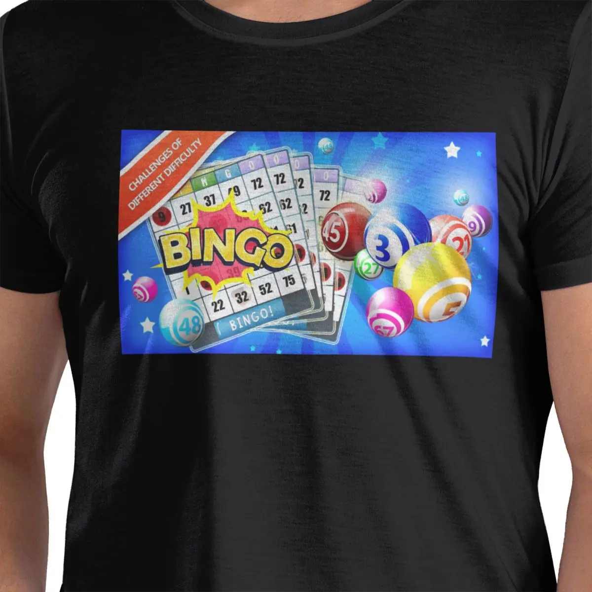 

Футболка из 100% хлопка Game Bingo Queen Player, мужские забавные футболки, мужские футболки с круглым вырезом и коротким рукавом, S-6XL