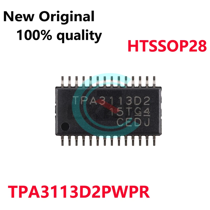 5/PCS New Original TPA3113D2PWPR TPA3113D2 TPA3113 TSSOP-28 Mono Class D audio amplifier chip In Stock