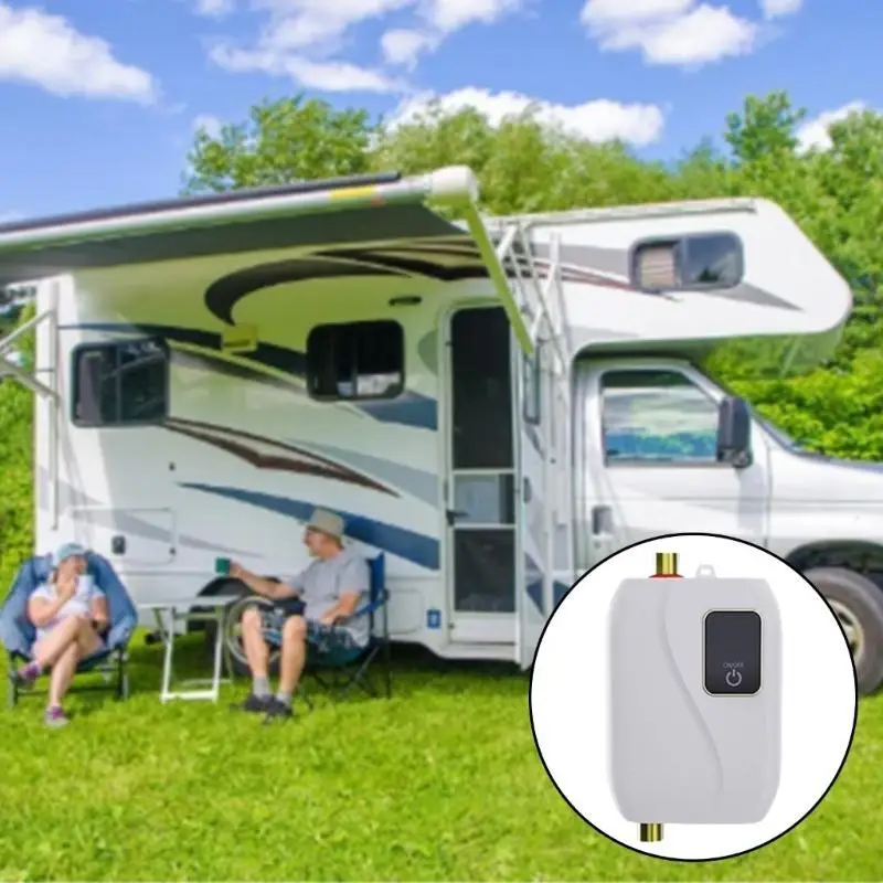 U1JE効率的な小型電気3500W給湯器防水タンクレス給湯器クイック暖房器具用バスルーム