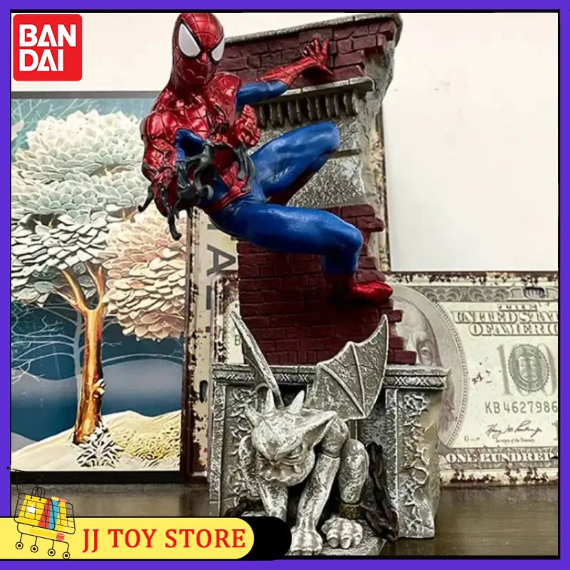 foreexpedition-statue-de-spider-man-faite-a-la-main-modele-dxg-anime-rick-the-avengers-ornements-de-collection-de-bureau-cadeau-environnant