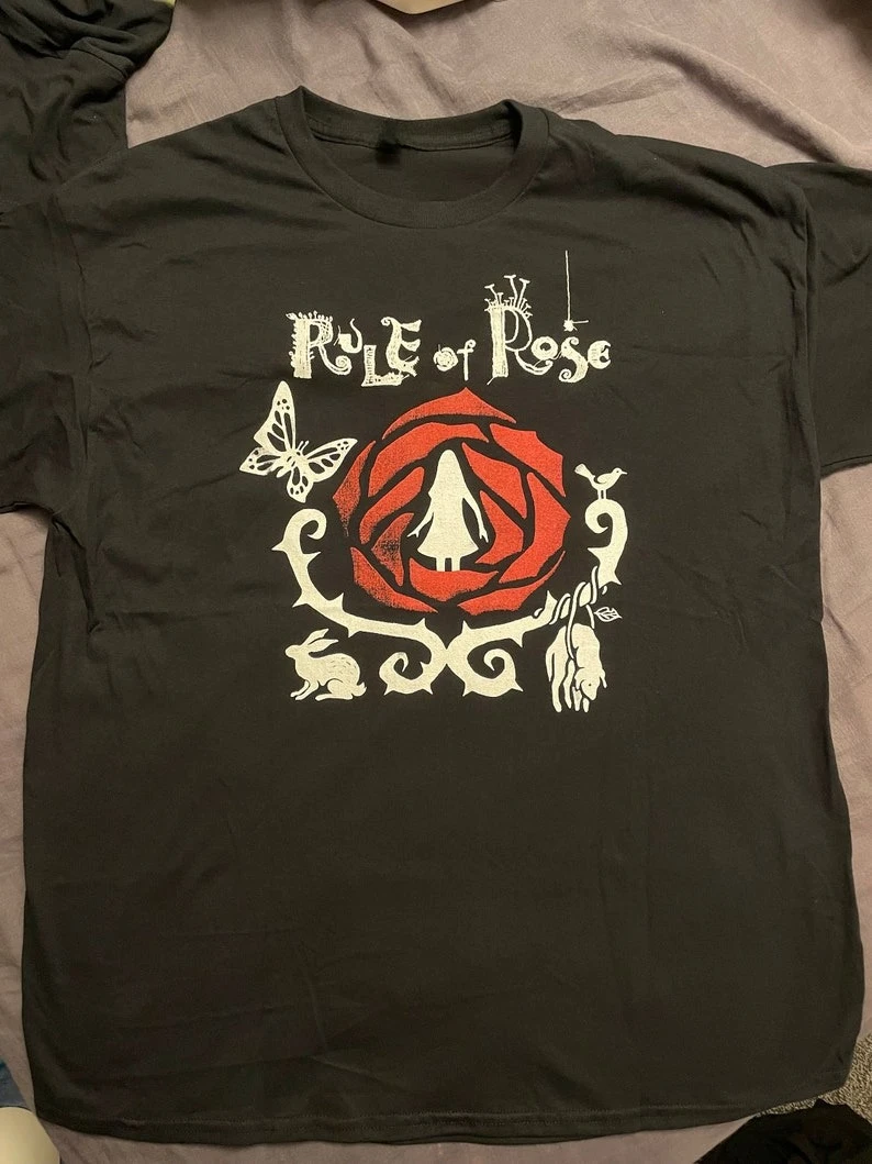 Camiseta Rule of Rose, ropa para todo el año, ropa con personalidad, tallas grandes, unisex, nuevo modelo, para parejas, clásica, de alta calidad, deportiva, suave