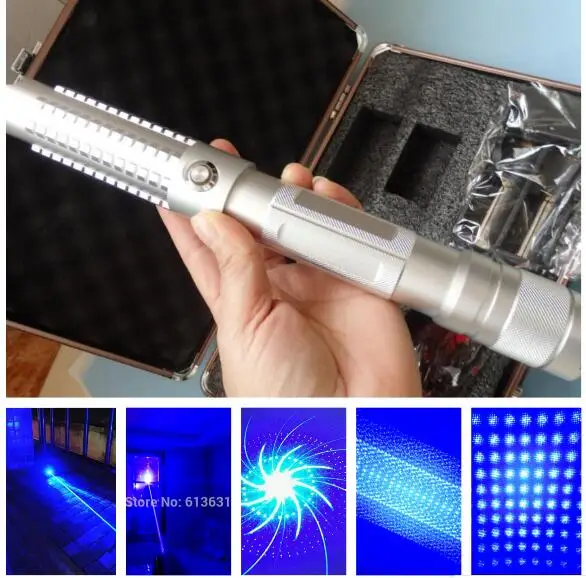 NEW Laser Light Pointers 450nm blue 445nm 500000m Focusable Laser Burn Match Hunting Accessories Cat Toy Lazer Torch No battery