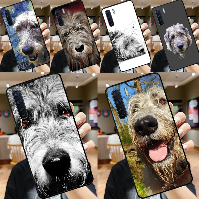 Irish Wolfhound Dog For OPPO A79 A38 A58 A78 A98 A54 A74 A94 A16 A76 A96 A5 A9 A52 A72 A15 A17 A57 A53S Case