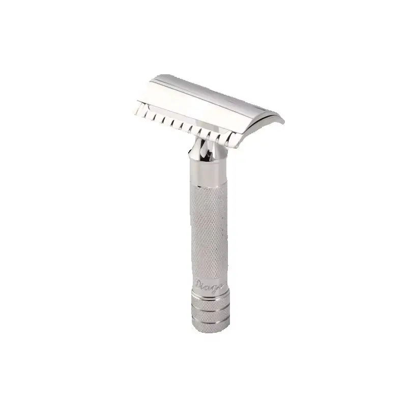 Yaqi Diagonal Slant Stainless Steel Safety Razor Featuring an Angled Blade Ramp for Effortless Hair Removal