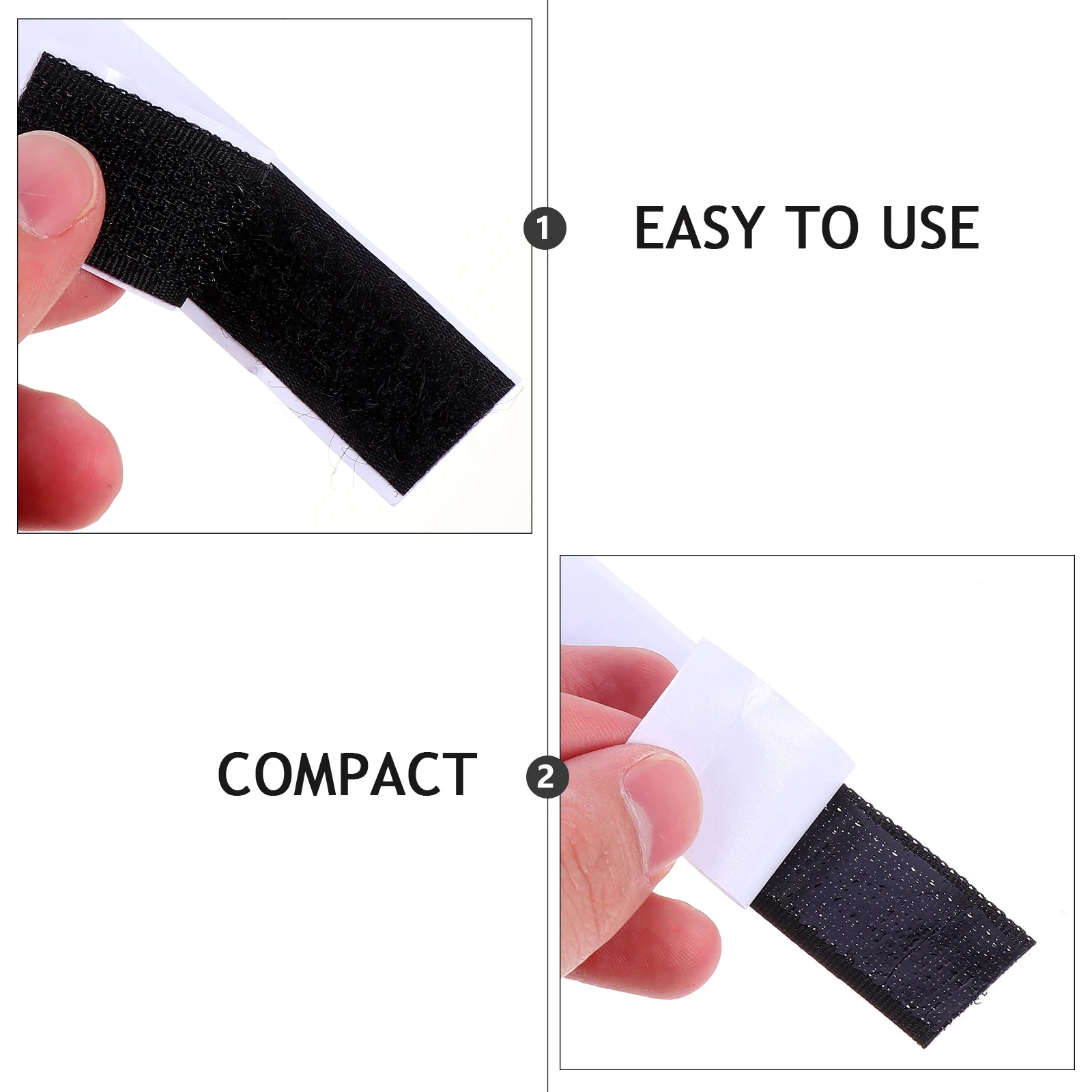 

40 pcs Double Sided Tape Self Adhesive Pads Reusable Blended Window Back Pads Removable for Case Sewing