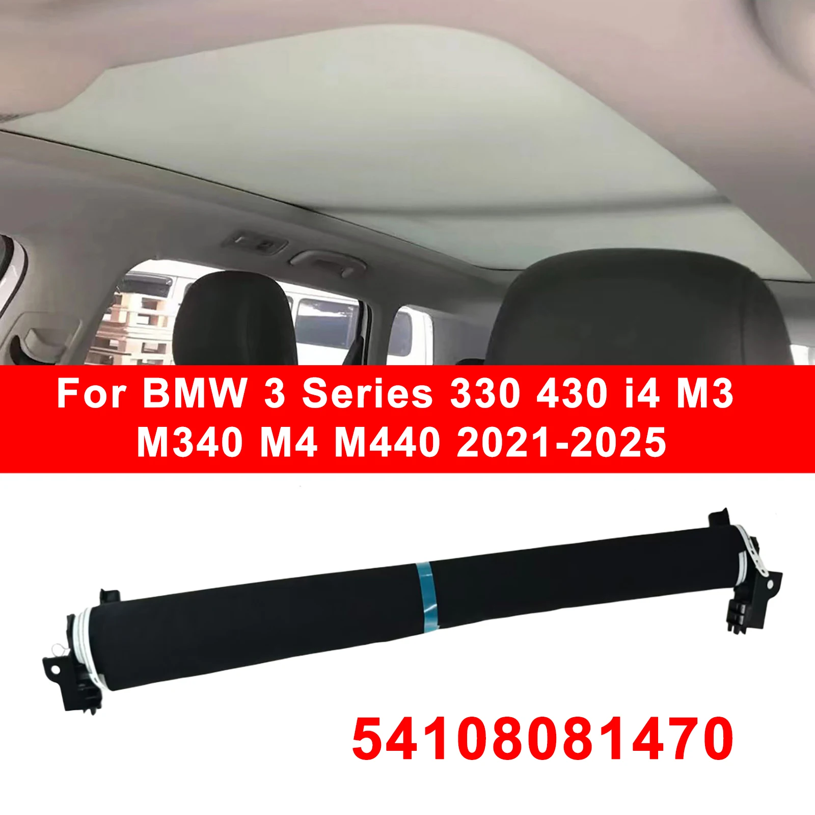 

Солнцезащитная шторка для люка автомобиля, в сборе, для BMW 3 серии 330 430 I4 M3 M340 M4 M440 2021-2025, 54108081470