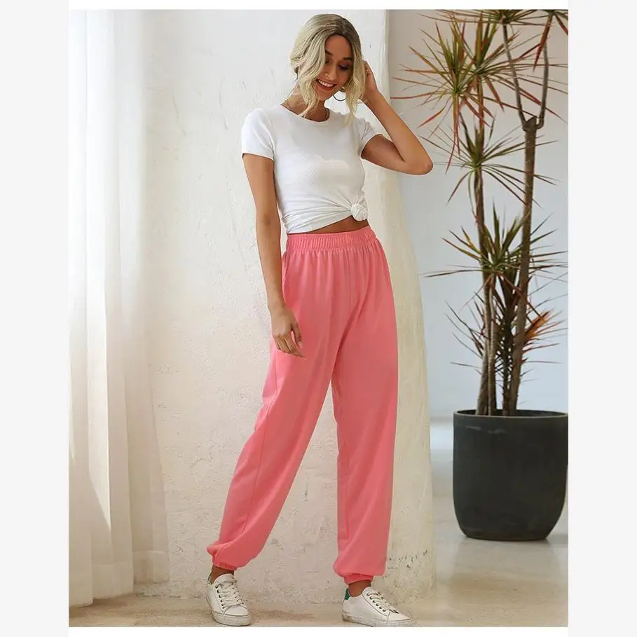 Loose Casual Sweatpants Women's Home Pants Comfortable Loose Trousers Lantern Pants l Waist Long Pants Autumn Season