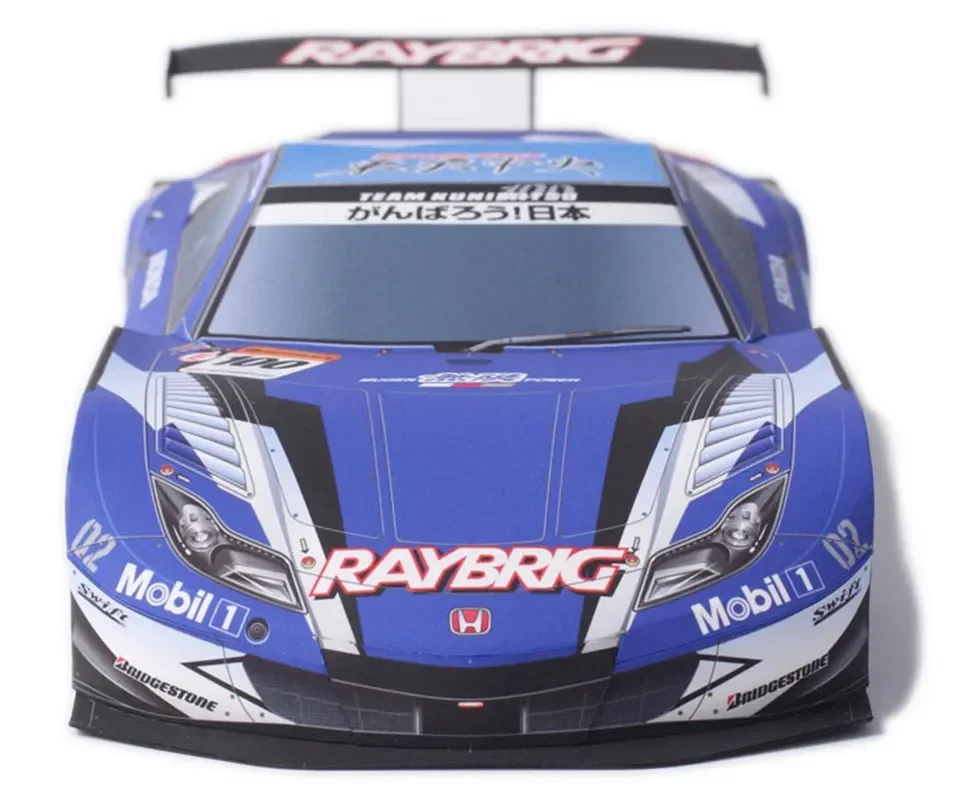 WRC 2011 HSV-010 GT 1:24 نموذج ورقي للسيارة، Dakar World Rally Racing Origami Art، صناعة يدوية ثلاثية الأبعاد Papercraft DIY Craft ZX-129 #2