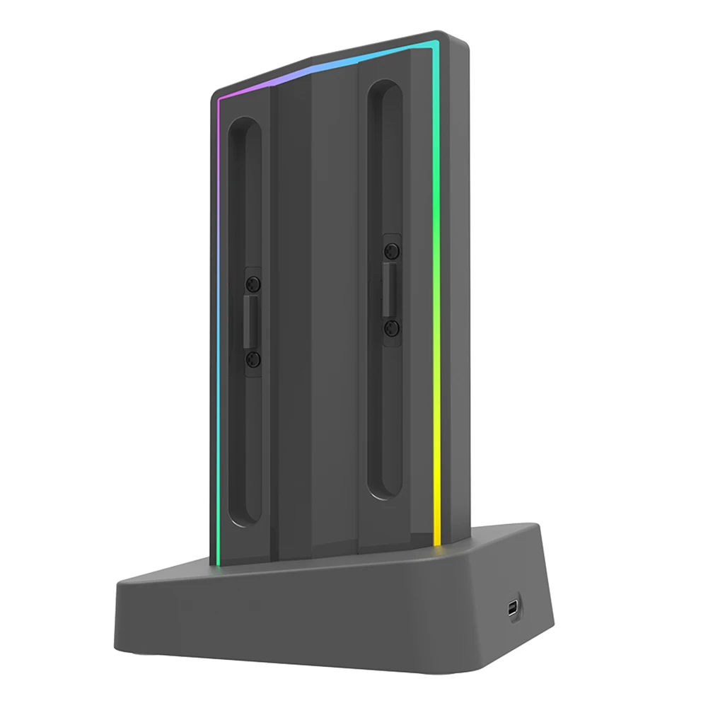 قاعدة شحن مغناطيسية للتبديل 2 2025 4 في 1 وحدة تحكم شاحن حامل المقود حامل ملحقات اللعبة لنينتندو سويتش 2