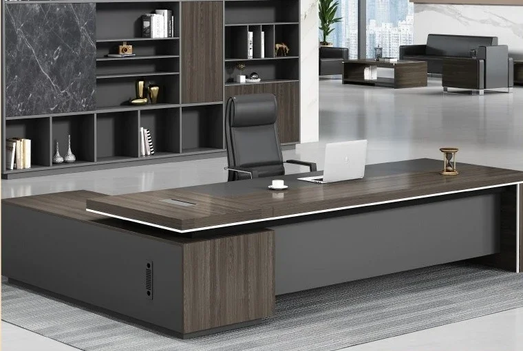 Modern Desk for Office Stable Structure Reliable Performance Space Saving Easy to Use Scratch Resistant Durable Build