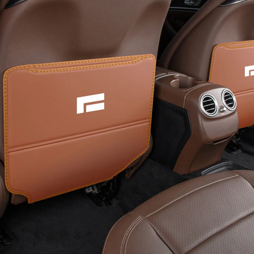 

2 Pcs Seat Back Anti Kick Pad Fit For Rox Adamas 2025 2026 Leather Protective Pad Interior Modification Supplies