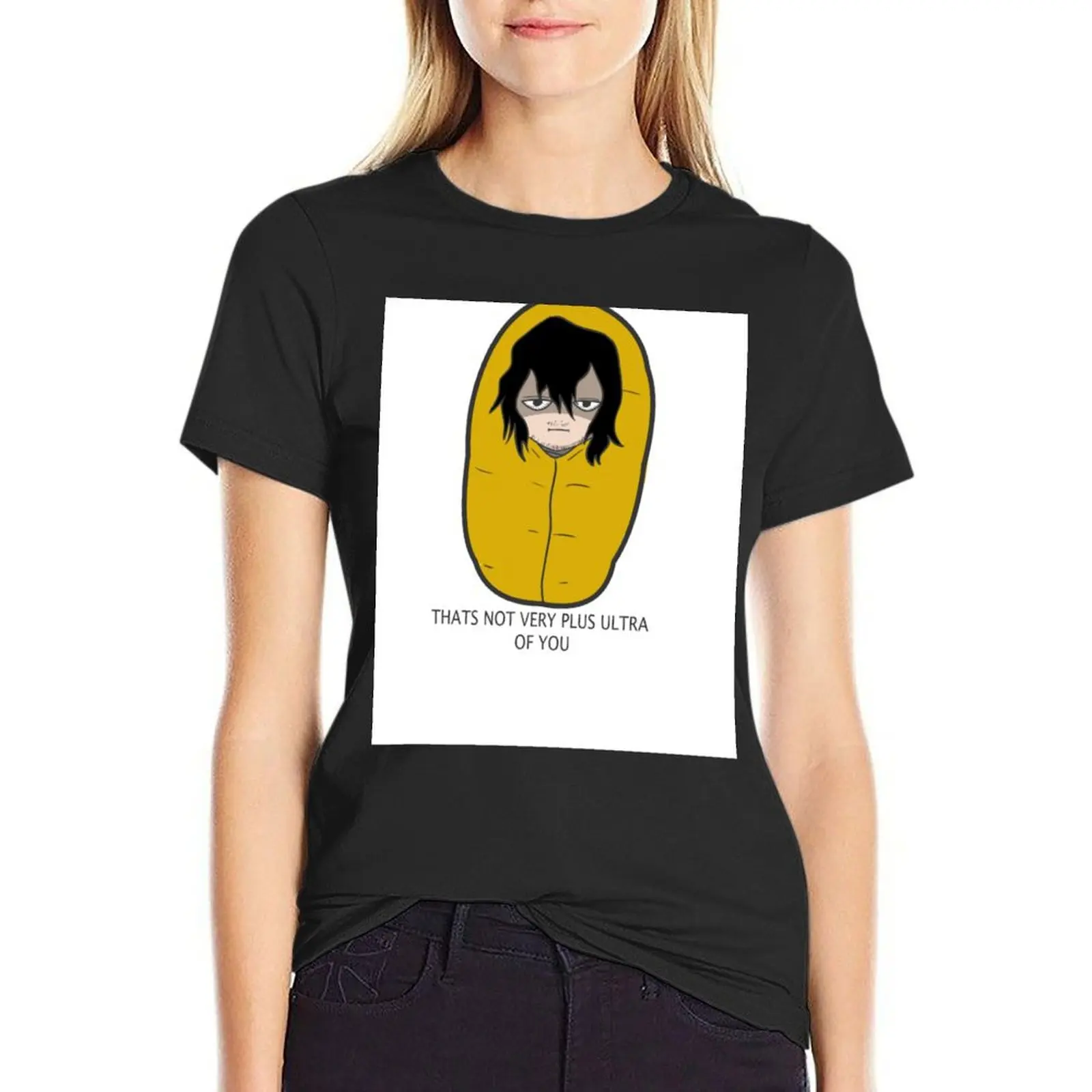 

Mr.Aizawa (Thats not very plus ultra of you) T-Shirt aesthetic clothes tees plain funnys t-shirt dress for Women long