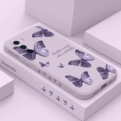 Gorgeous Butterfly Phone Case For Huawei P40 P50 P30 P20 Pro Lite Nova 5t Y7A Mate 50 50E 40 30 20 Pro Lite Cover
