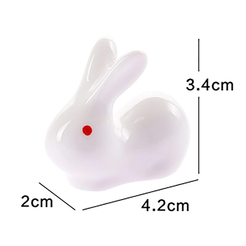 1Pc Cute Rabbit Ceramic Chopstick Holder Creative Spoon Fork Holder Stand Chopsticks Rack Pillow Kitchen Chopstick Rest Rack