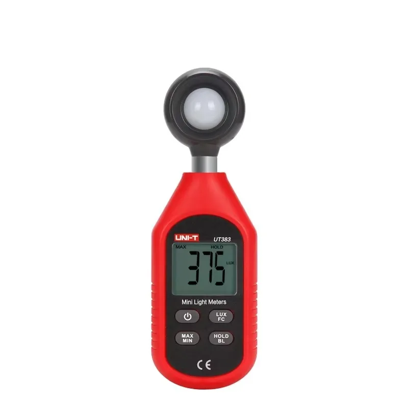 UT383 Light Meter 200,000 LUX Digital Luxmeter Luminance Lux Fc Test Max Min Illuminometers Photometer