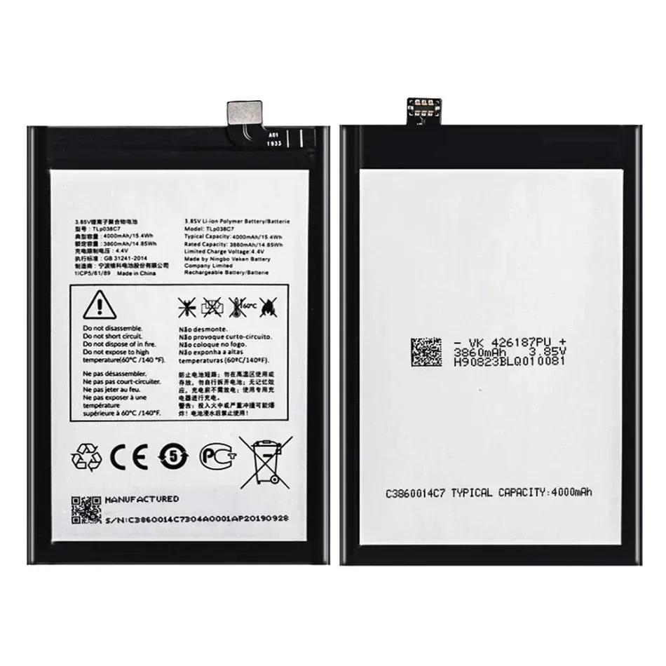 

TLP038C7 Аккумулятор для Alcatel TLP038C7