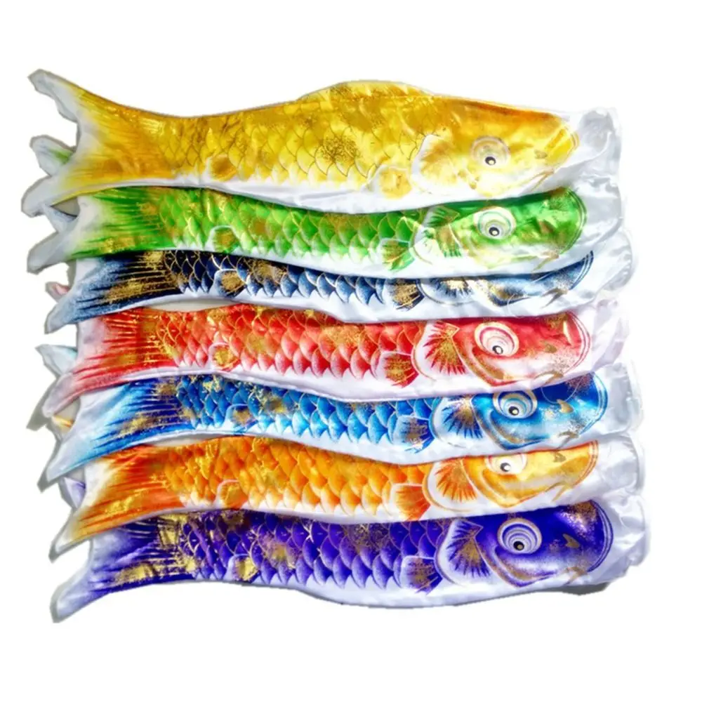 

Light Weight 70CM Carp Windsock Flag Japanese Style Colorful Carp Streamer Wind Chimes Hanging Decorations Yard Decorations