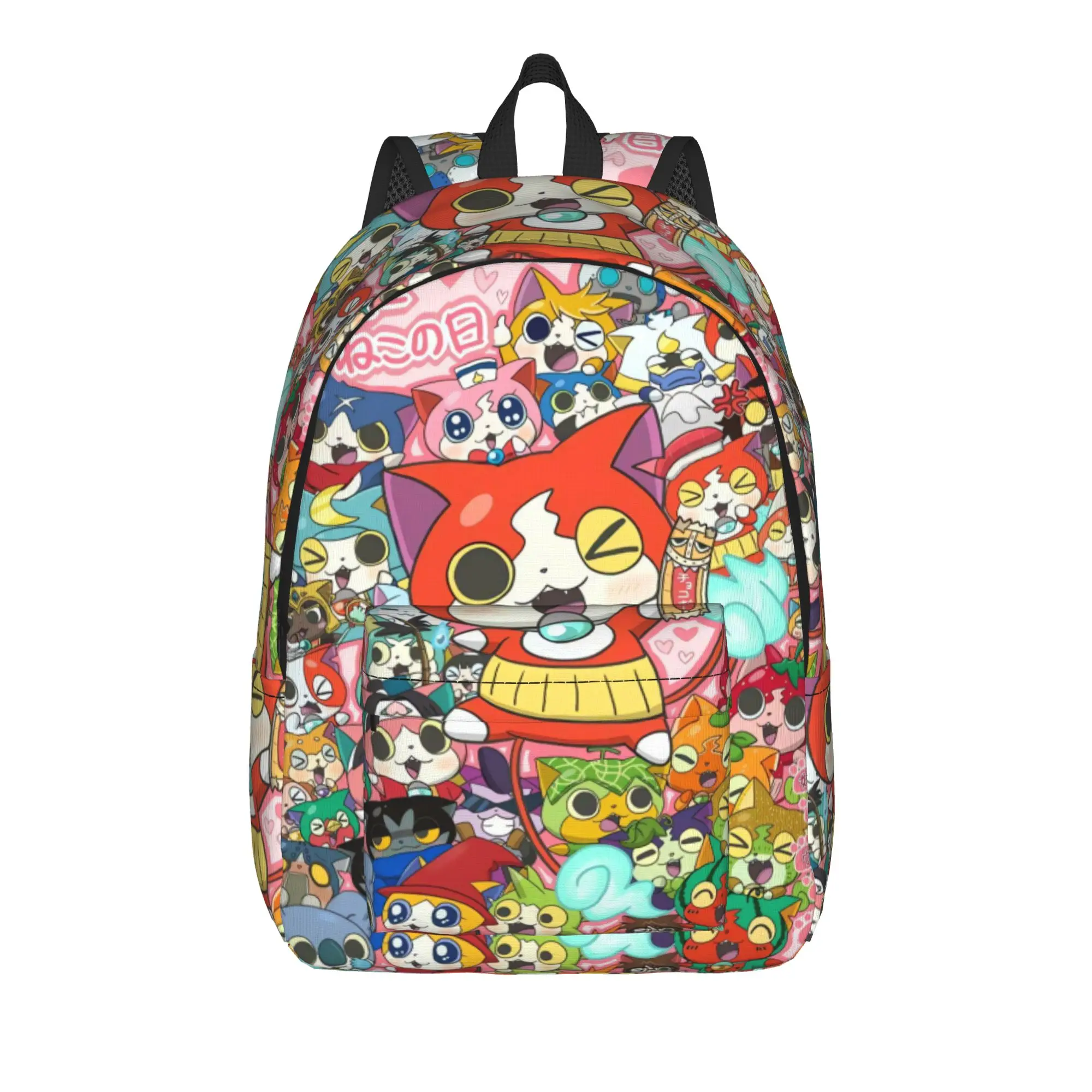Yokai Watch Jibanyan 2 Backpack Boy Girl  Soft Backpacks Polyester Style High School Bags Camping Design Rucksack