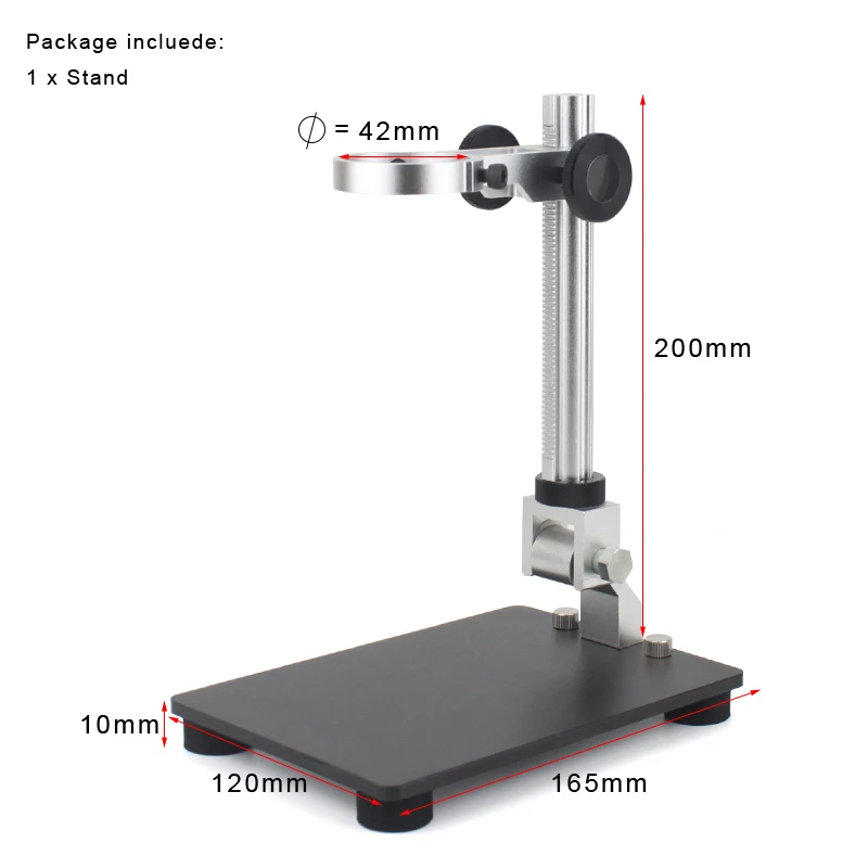 1080P HDMI VGA Digital Video Monokulare Mikroskop Kamera TF Storag130X Zoom C-Mount Objektiv Für Telefon PCB Löten reparatur Werkzeuge – Detail 5