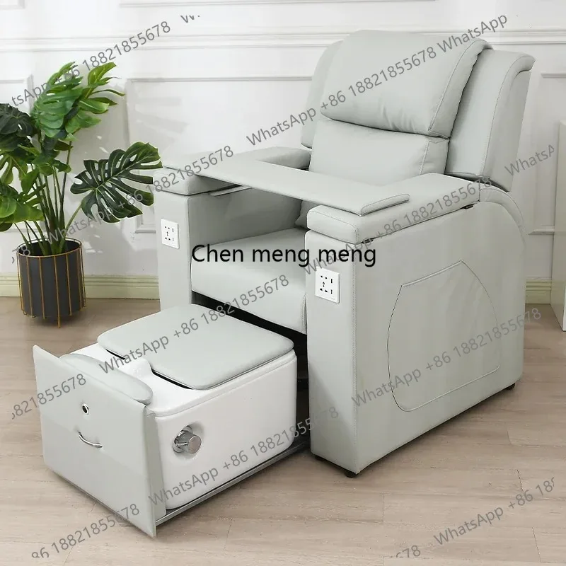 Foot Bath Eyebrow Tattooing Pedicure Chairs Luxury Nail Salon Cosmetic Pedicure Chairs PU Leather Salon Furniture