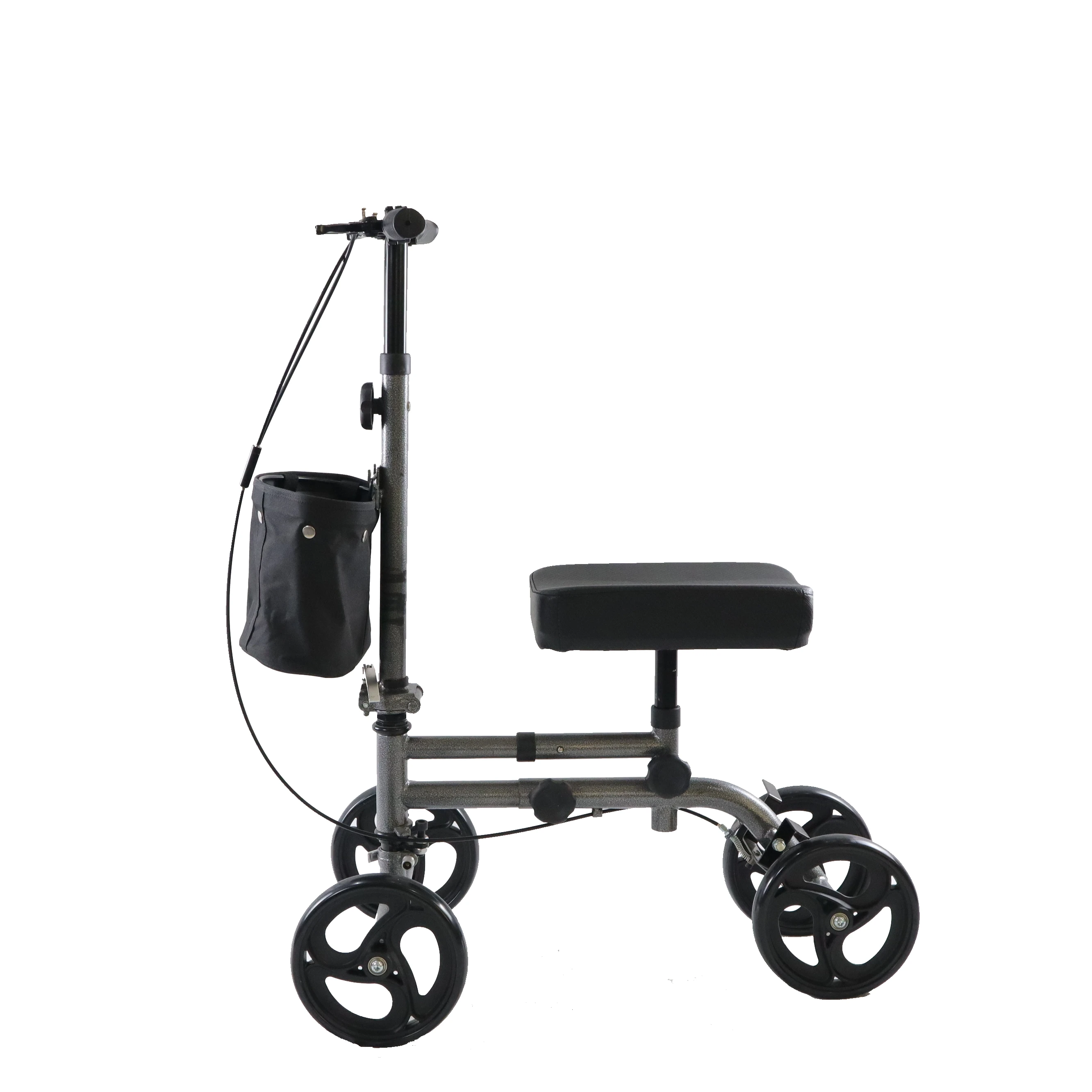 Custom Foldable Walker Wheel Walker Folding Knee Rollator Scooter Walker With Knee Support