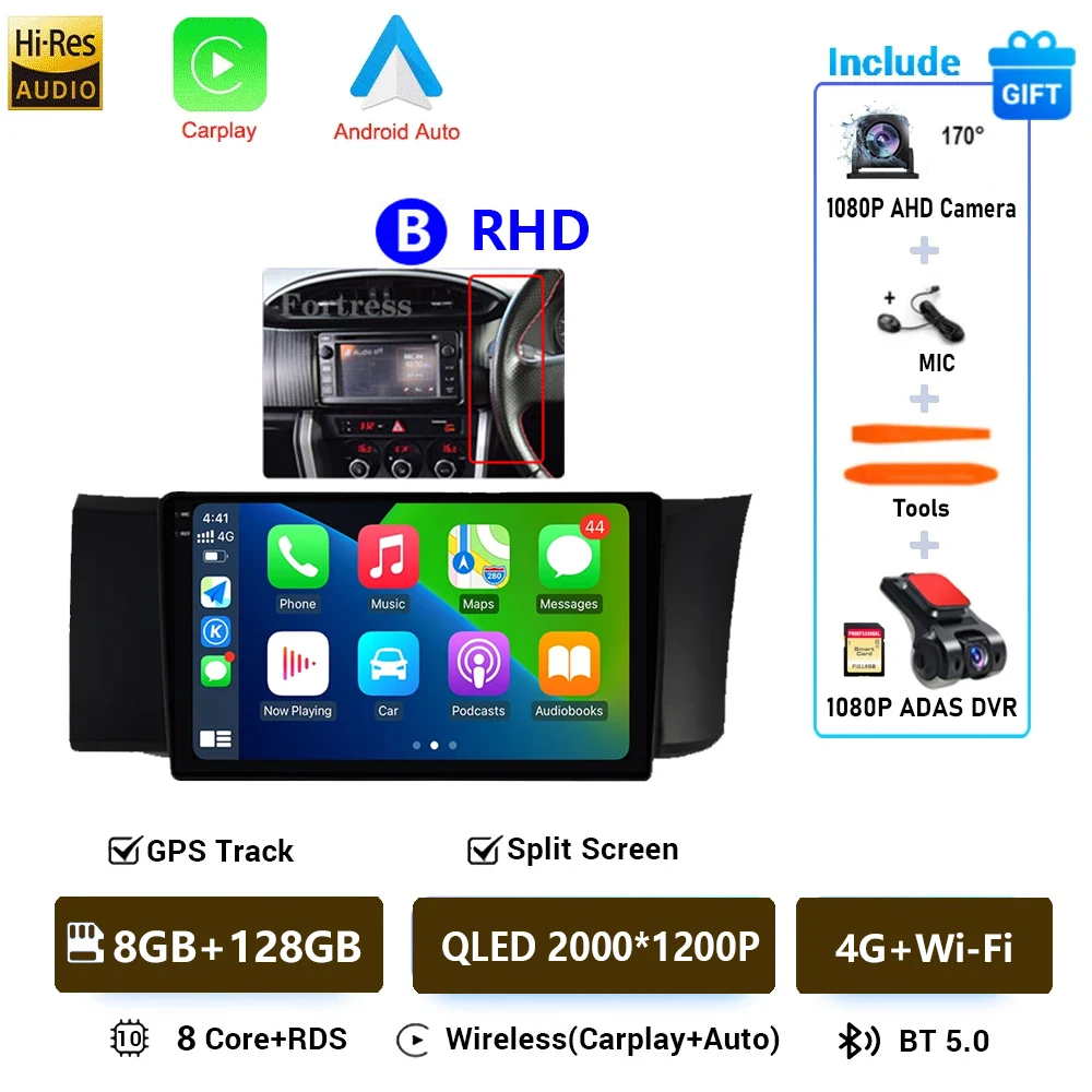 Android 16 Autoradio Voor Toyota GT86 GT 86 Subaru BRZ Scion FRS 2012 2013-2016 Multimedia Auto Stereo Video radio Carplay GPS