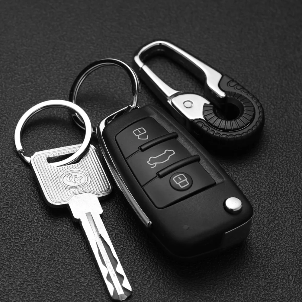 Creative Car Keychain Fashion Key Chain Ring Holder Keyring Camping Climbing Metal For Men Car Styling Auto Accessories K431