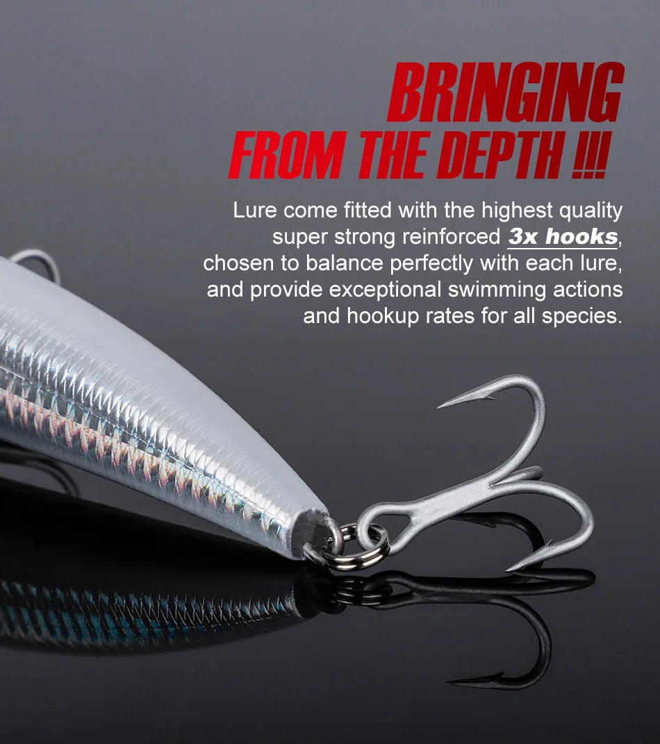 Noeby 115mm 60,5g 150mm 62g 185mm 126,5g Stickbait Sinking Bleistift Angeln Lockt Lange Casting künstliche Köder Meer Angeln Köder – Detail 20