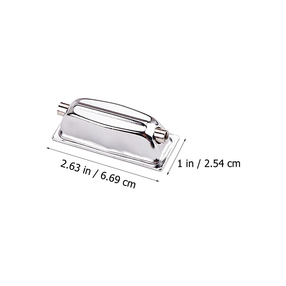 

2 Pcs Snake Drum Set Parts and Accessories Double Snare Lugs Tube for Drums Iron Tension Rods Hooks