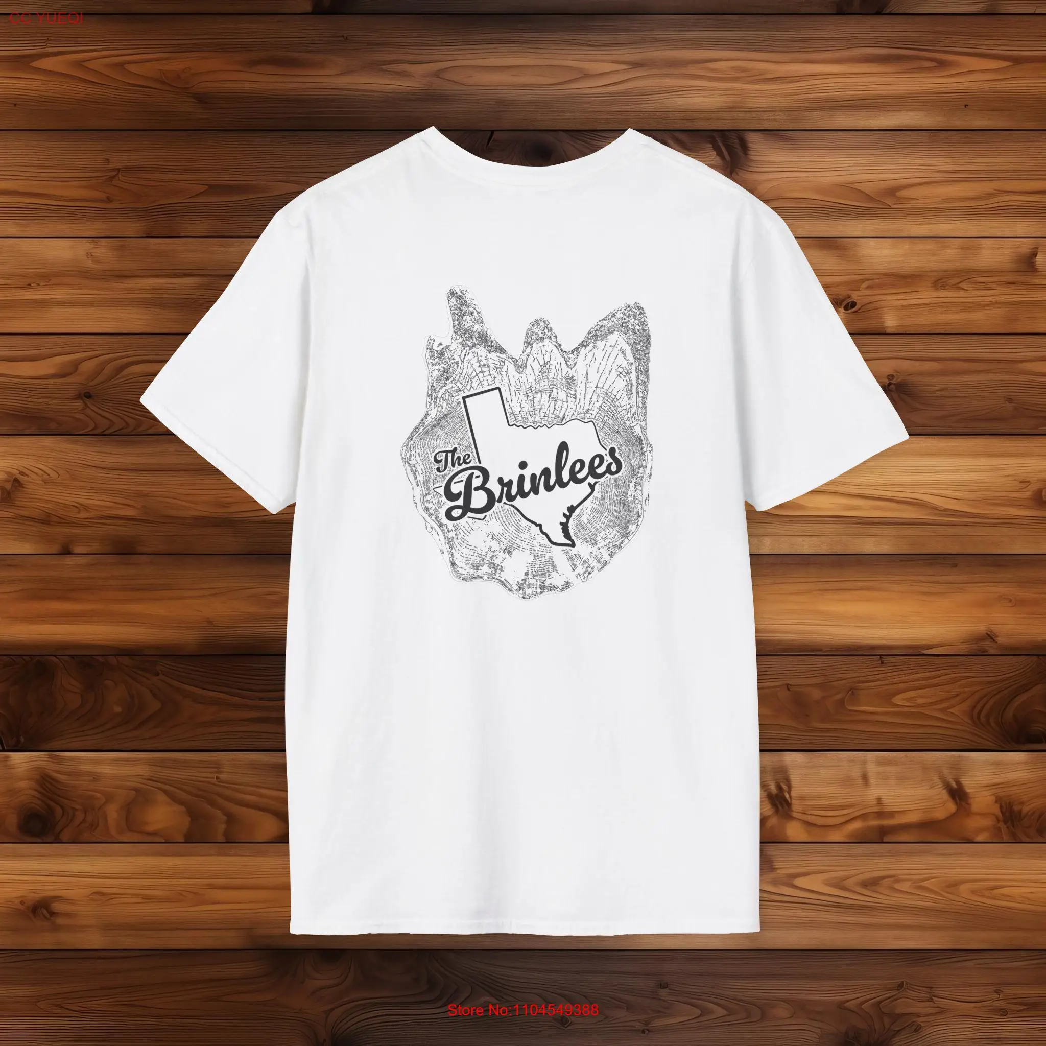 

Brinlee Texas T Shirt Softstyle Casual Wear Pride for Lovers Travel Souvenir Everyday Comfort long or short sleeves