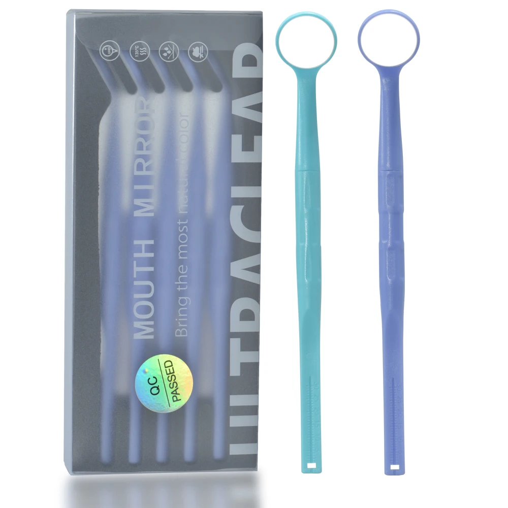 XND 5pcs/Box Dental Single-Sided High-Definition Anti-fog Oral Mirror Nano-hardened Coating Anti-scratch And Autoclavable