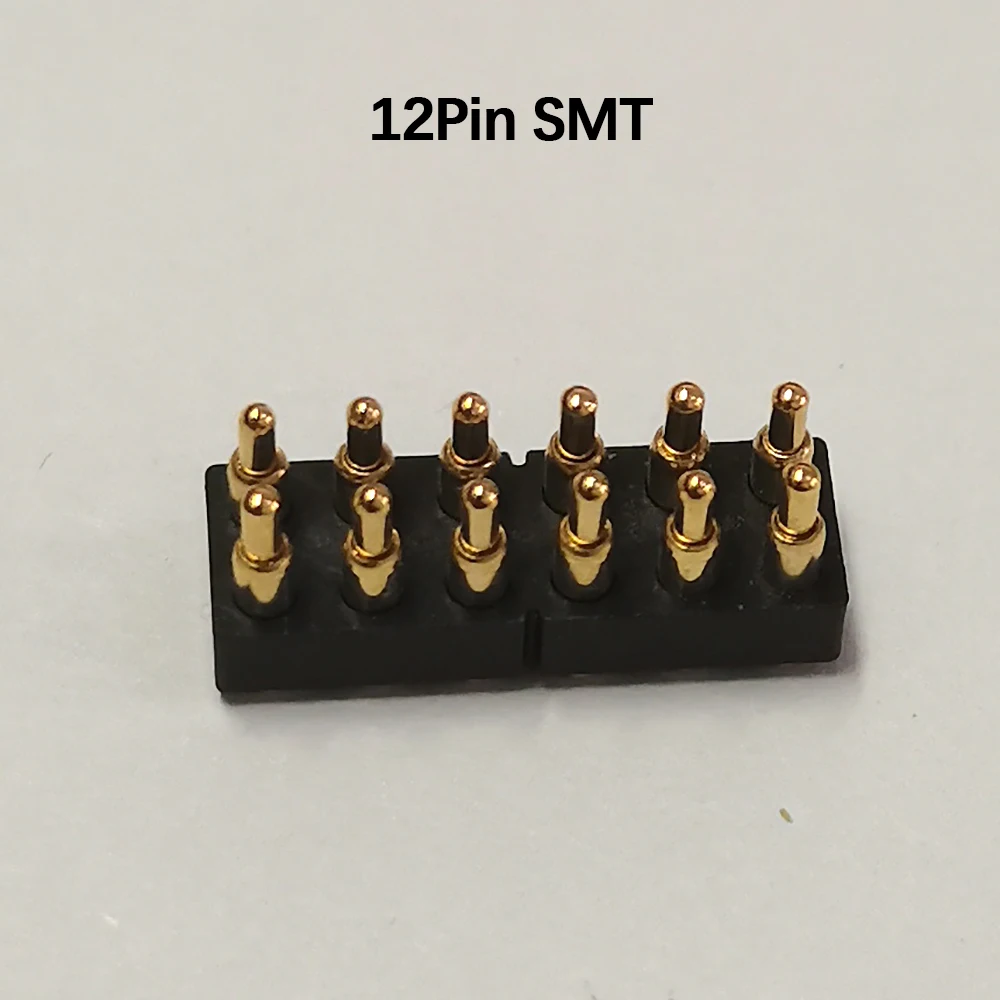 1 Stück DC-Stecker Pogo-Pin-Verbinder SMT DIP 2,54 mm Rastermaß 2345681012141620-Pin Doppelreihiger Federkontakt PCB Batterieladung – Detail 12