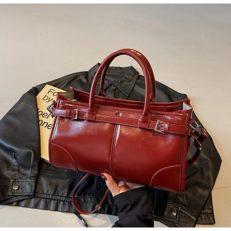 Модная женская сумка через плечо, изготовленная из кожи с принтом виноградной лозы и классическим парижским элитным легким повседневным образом ​