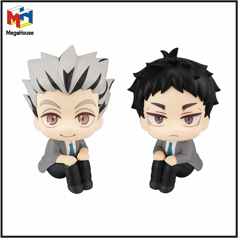 In Stock Original Anime Look Up Haikyu!! Kotaro Bokuto Keiji Akaashi PVC Action Figure Toys for Haikyuu Lookup Doll With Bonus