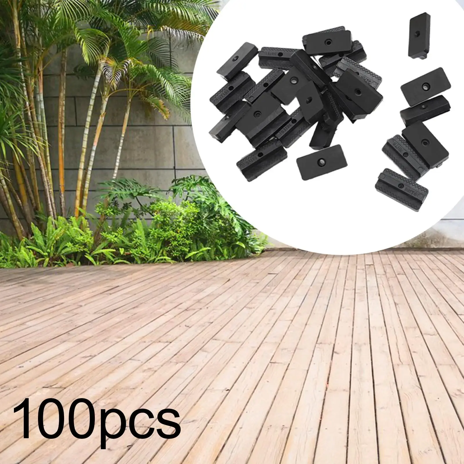 100Pcs Decking Fasteners Floor Fasteners Durability Portable Practical Sturdy Reliable Accessories