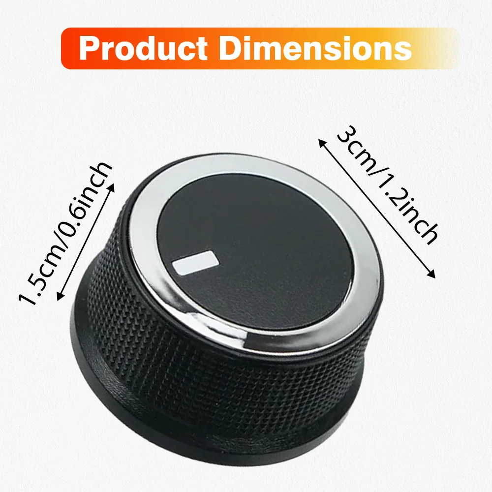 3 قطعة مقبض التحكم في سخان التيار المتردد لوحة مقبض زر التحكم في المناخ لسيارة شيفروليه إكسبريس جي إم سي سافانا 2500 3500 2008-2021 84793085 #6