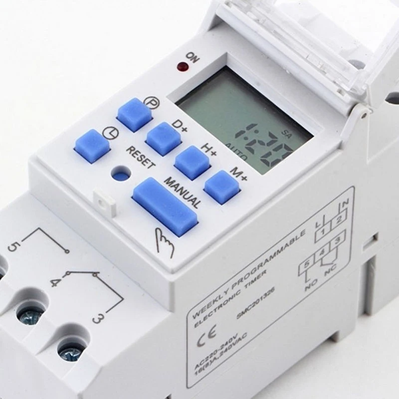 THC15A Electronic Digital Timer Switch Relay Control 12V 24V 110V 220V