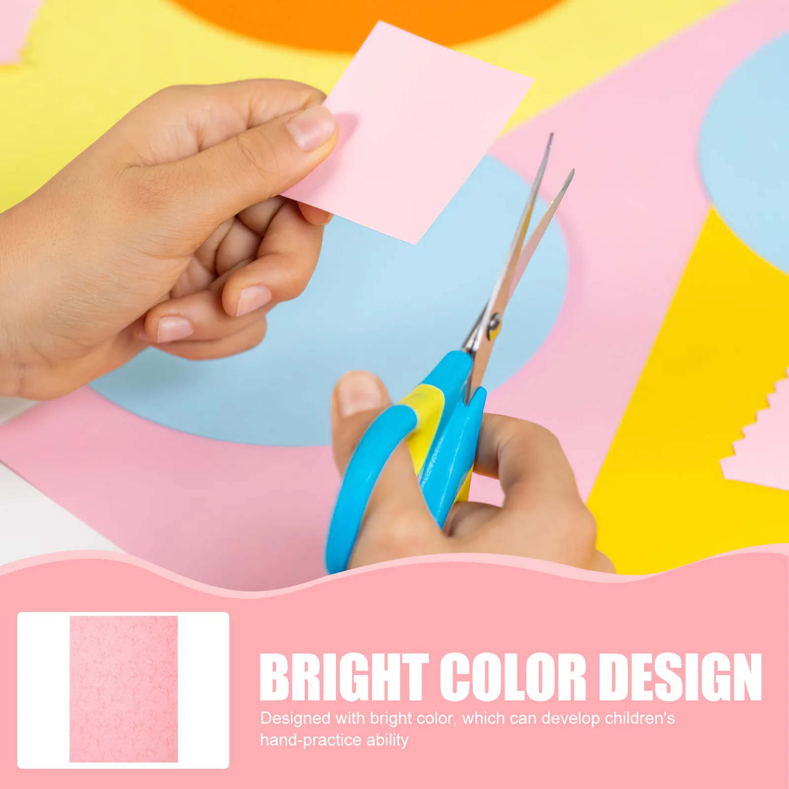 

50 Sheets Exquisite Folding Paper A4 Colorful Printing Paper DIY Craft Kids Handmade Art Project Decorative Use