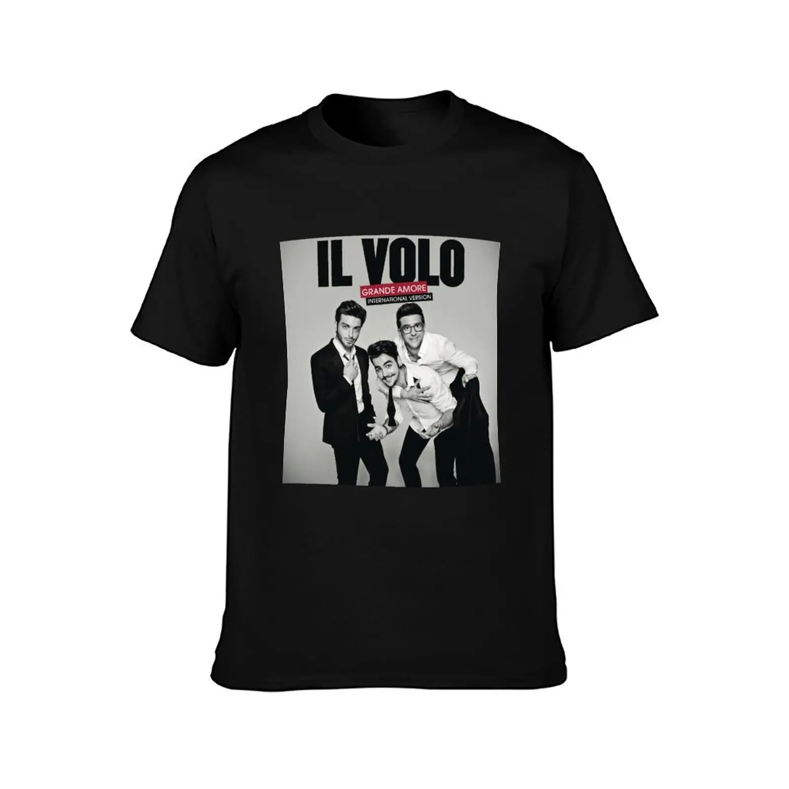 Il Volo Grande amore T-Shirt Summer Casual Cotton Tee Oversized Streetwear Tops Vintage Graphic Print Loose Fit Short Sleeve