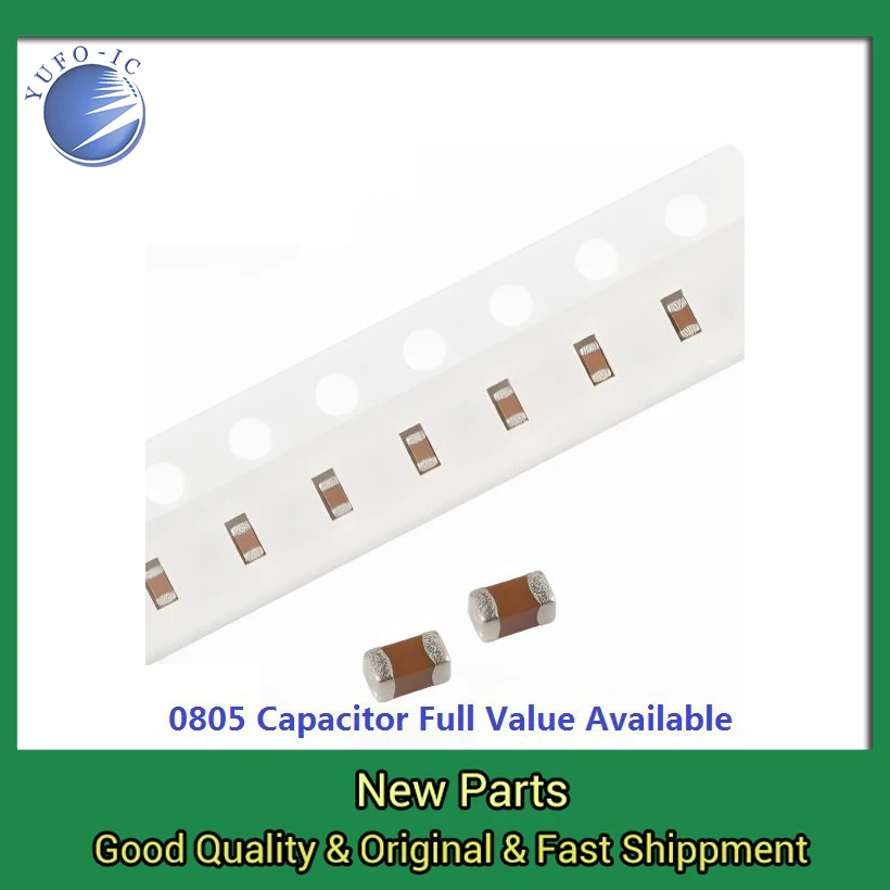 200pc 33NF 47NF 0805 Ceramic Capacitor 222 332 472 103 223 333 473/k/m/z 50V 2200P 3300P 4700/PF Kit 2.2NF 3.3NF 4.7NF 10NF 22NF