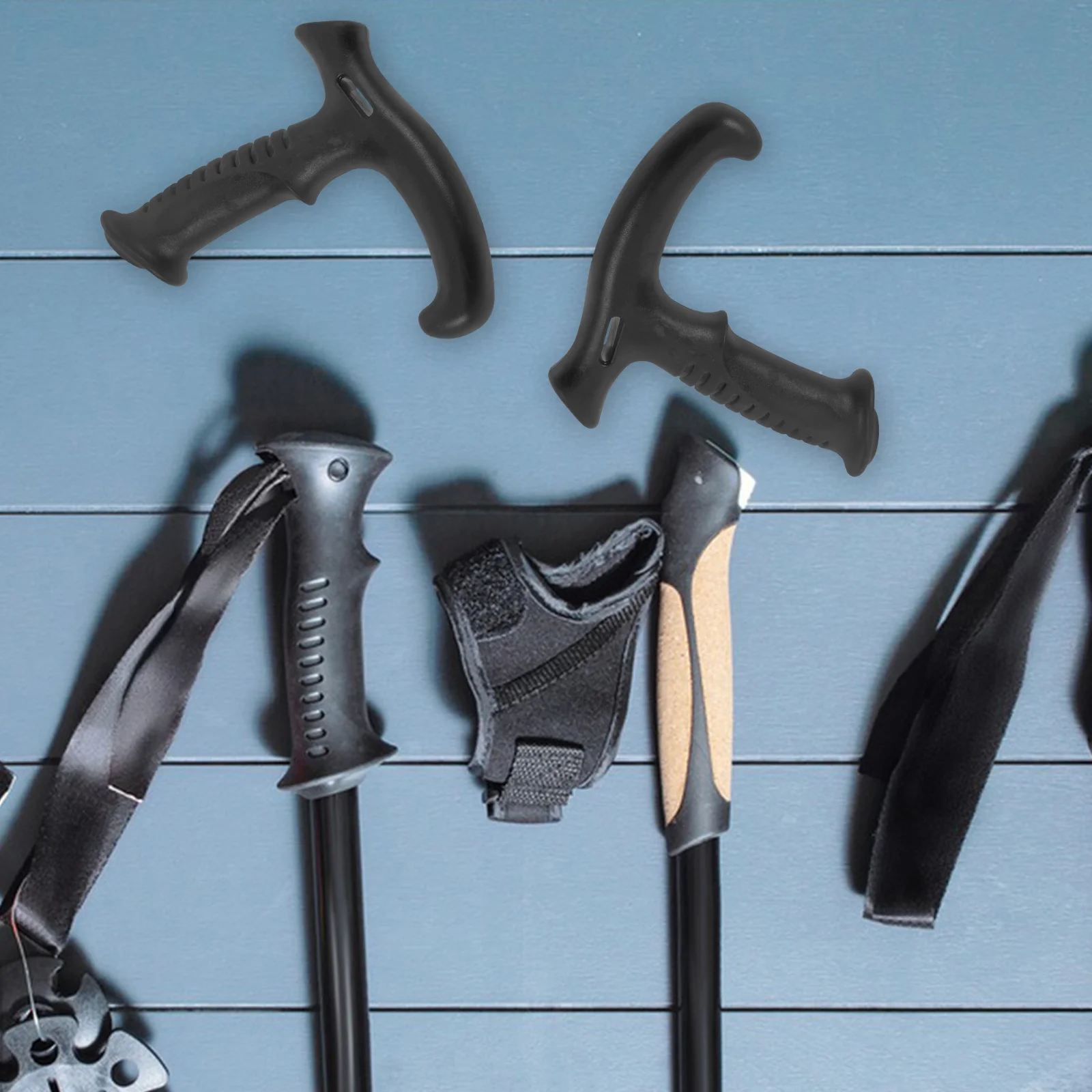 

4Pcs Replacement Handle for Trekking Poles Non-Slip Ergonomic Design Suitable Hiking Walking Canes Outdoor Activities