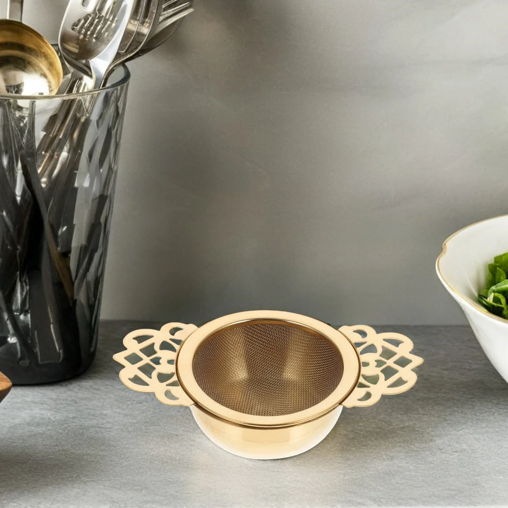 

3Pcs Stainless Steel Tea Strainer Fine Mesh Filter Large Capacity Loose Leaf Tea Infuser Coffee Juice Filter Tool